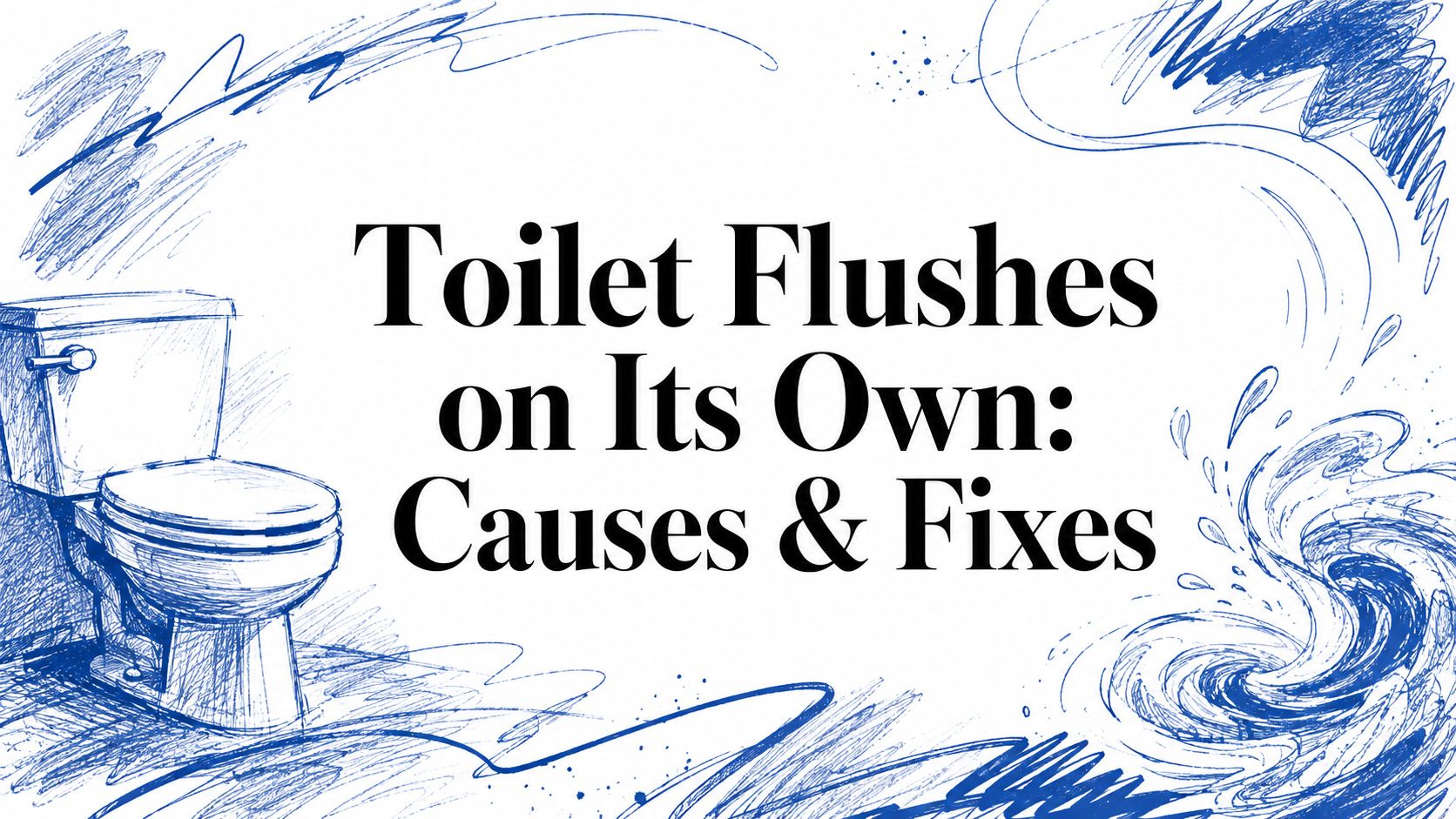 Toilet Flushes on Its Own: Causes & Fixes